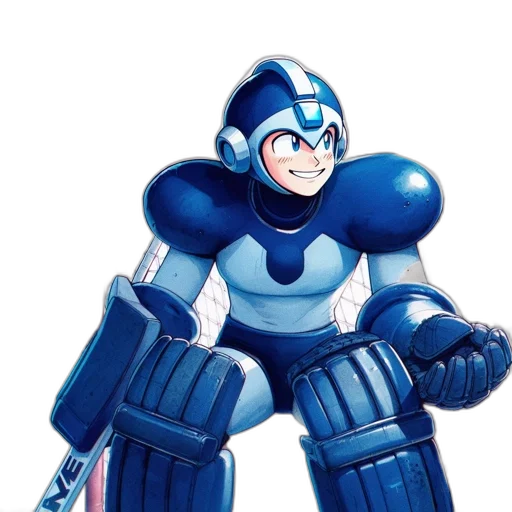 robot, concept art, 3d render, comic book art, cartoon, blue, animated, scene transparent PNG cut-out