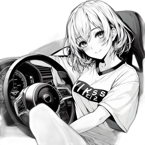 car, face, robot, jacket, anime, cartoon, photorealistic, concept art transparent PNG cut-out