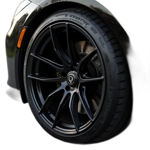 car, shoes, 3d render, photorealistic, black, wheel, extension, rod transparent PNG cut-out