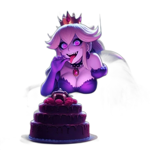 crown, jewelry, staff, concept art, pixel art, fantasy art, 3d render, dark transparent PNG cut-out
