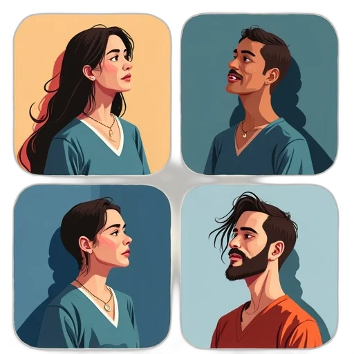 face, comic book art, oil painting, concept art, cartoon, fire, sunset, blue transparent PNG cut-out