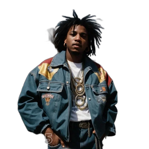 jacket, hair, animal, jewelry, photorealistic, concept art, young, man transparent PNG cut-out