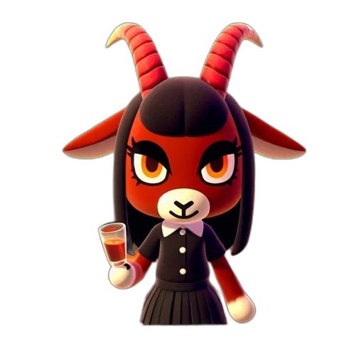 animal, staff, mask, creature, concept art, 3d render, pixel art, fantasy art transparent PNG cut-out