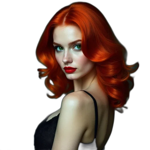 face, hair, dress, jewelry, photorealistic, fantasy art, cartoon, comic book art transparent PNG cut-out