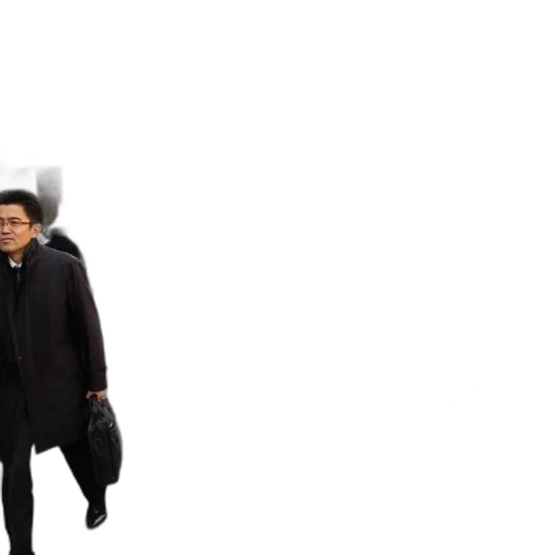 jacket, staff, face, umbrella, 3d render, concept art, busy, street transparent PNG cut-out
