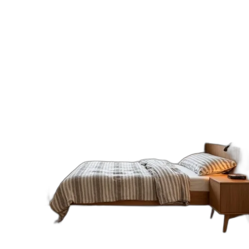 furniture, 3d render, photorealistic, concept art, pixel art, forest, earth tones, monochrome transparent PNG cut-out