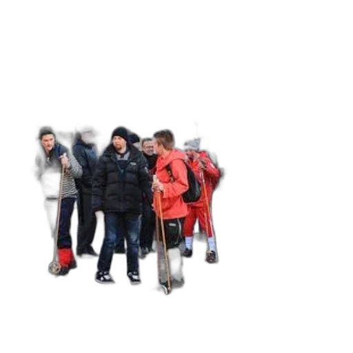 jacket, staff, umbrella, weapon, 3d render, concept art, photorealistic, snow transparent PNG cut-out