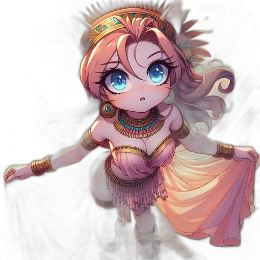 crown, staff, jewelry, fantasy art, concept art, pixel art, anime, pastel transparent PNG cut-out