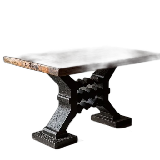 furniture, 3d render, photorealistic, iron transparent PNG cut-out