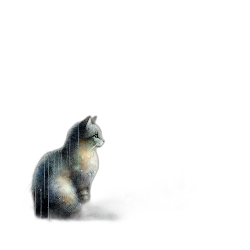 animal, creature, robot, dragon, 3d render, concept art, photorealistic, watercolor transparent PNG cut-out