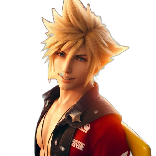 jacket, face, staff, concept art, 3d render, photorealistic, pixel art, golden transparent PNG cut-out