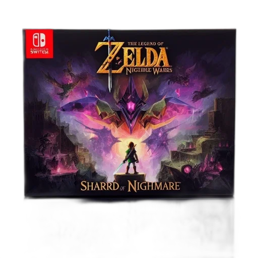concept art, fantasy art, box, art, displays, legend, zelda, nightmare transparent PNG cut-out