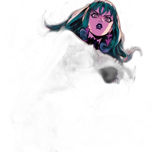 mask, creature, dragon, face, vaporwave, anime, concept art, fantasy art transparent PNG cut-out