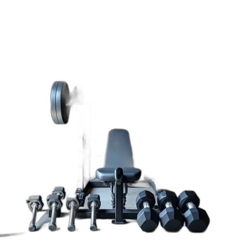weapon, furniture, robot, concept art, 3d render, home, gym, setup transparent PNG cut-out