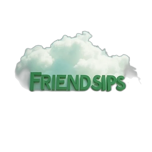 3d render, concept art, cloud, saying transparent PNG cut-out