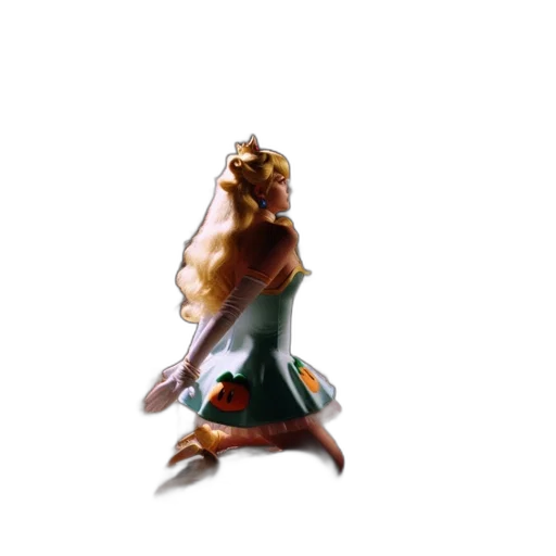 crown, dress, staff, dragon, 3d render, concept art, fantasy art, watercolor transparent PNG cut-out