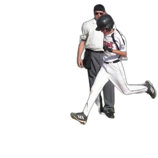 weapon, mask, concept art, baseball, player, white, kicks, his transparent PNG cut-out