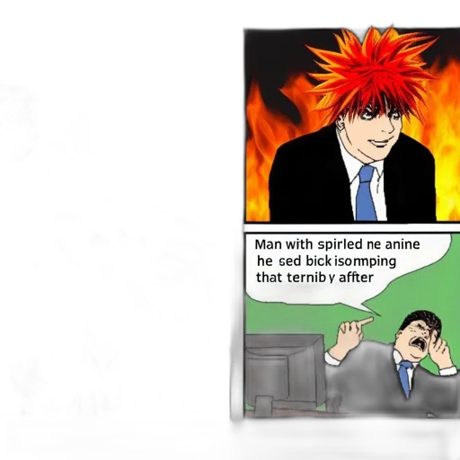 comic book art, cartoon, anime, concept art, fire, fiery, background, comic transparent PNG cut-out