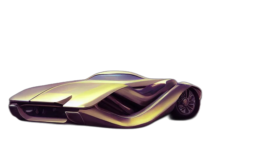 car, concept art, 3d render, photorealistic transparent PNG cut-out