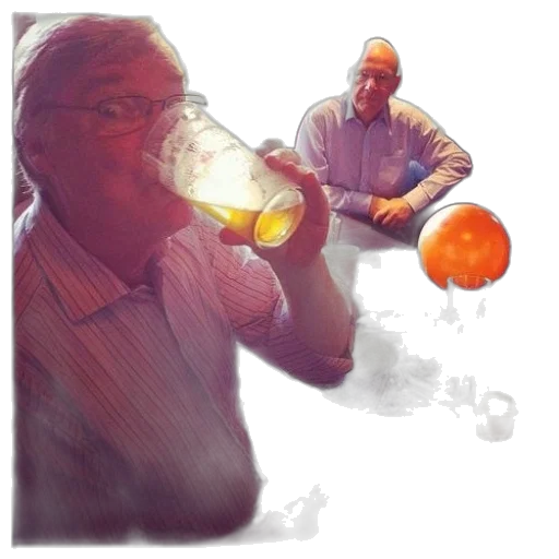 bottle, concept art, photorealistic, 3d render, man, striped, shirt, drinking transparent PNG cut-out
