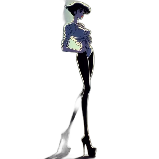 staff, robot, dress, creature, concept art, cartoon, anime, fantasy art transparent PNG cut-out