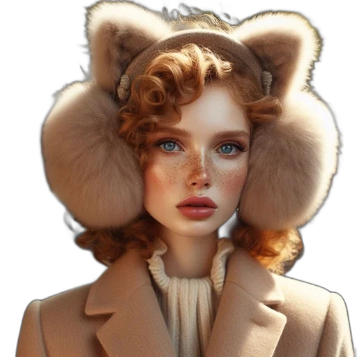jacket, hat, face, crown, photorealistic, fantasy art, concept art, oil painting transparent PNG cut-out