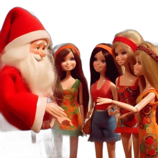 3d render, sunny, beach, setting, santa, claus, stands, out transparent PNG cut-out