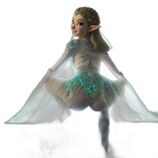 dress, staff, creature, dragon, concept art, fantasy art, 3d render, pixel art transparent PNG cut-out