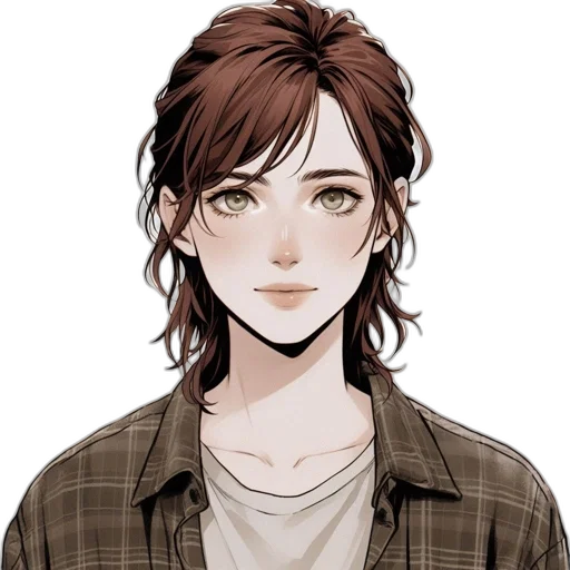 face, staff, hair, mask, anime, cartoon, concept art, pixel art transparent PNG cut-out