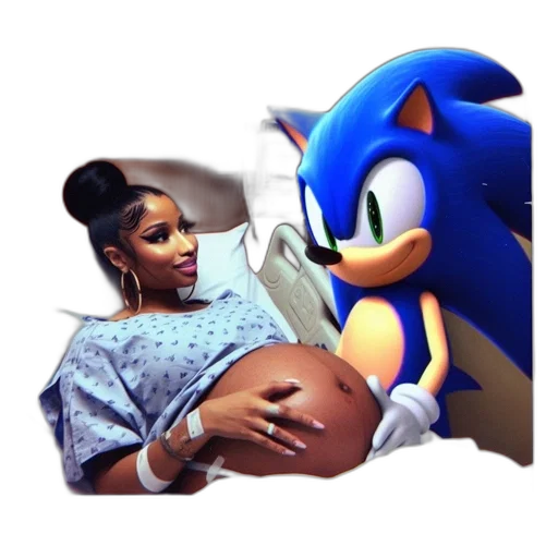 concept art, pixel art, hospital, room, pregnant, woman, lies, bed transparent PNG cut-out