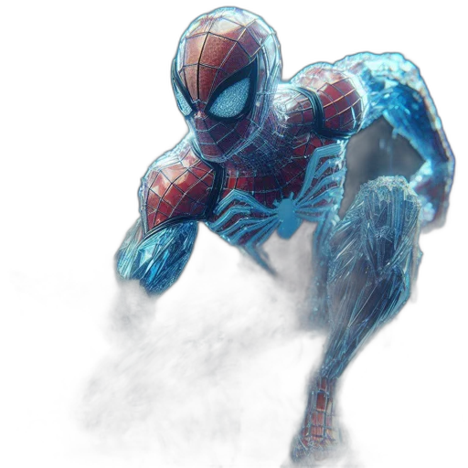 creature, mask, animal, concept art, comic book art, fantasy art, 3d render, blue transparent PNG cut-out
