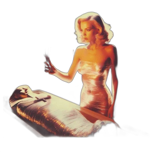dress, creature, robot, animal, vaporwave, concept art, comic book art, cartoon transparent PNG cut-out