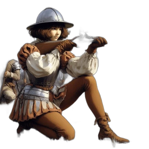 staff, hat, weapon, sword, concept art, fantasy art, photorealistic, comic book art transparent PNG cut-out