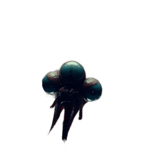 umbrella, creature, crown, hair, 3d render, concept art, pixel art, photorealistic transparent PNG cut-out