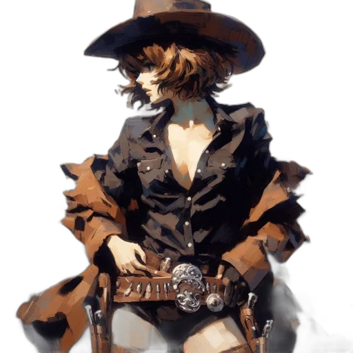 jacket, hat, weapon, staff, concept art, fantasy art, photorealistic, pixel art transparent PNG cut-out