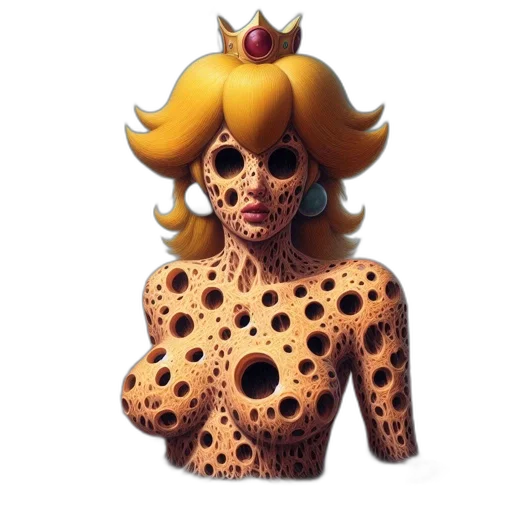 crown, mask, face, creature, concept art, pixel art, 3d render, fantasy art transparent PNG cut-out