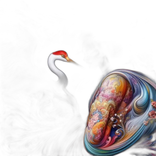 photorealistic, concept art, fantasy art, watercolor, fire, outer space, ornately, dressed transparent PNG cut-out