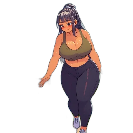 dress, staff, concept art, pixel art, anime, fantasy art, green, neon transparent PNG cut-out