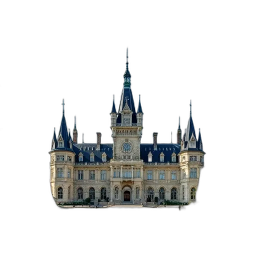 building, crown, 3d render, photorealistic, concept art, pixel art, large, ornate transparent PNG cut-out