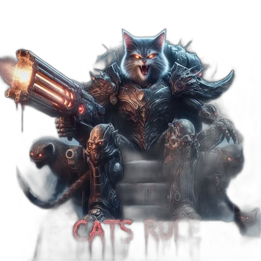 staff, concept art, fantasy art, pixel art, 3d render, fearless, feline, warrior transparent PNG cut-out