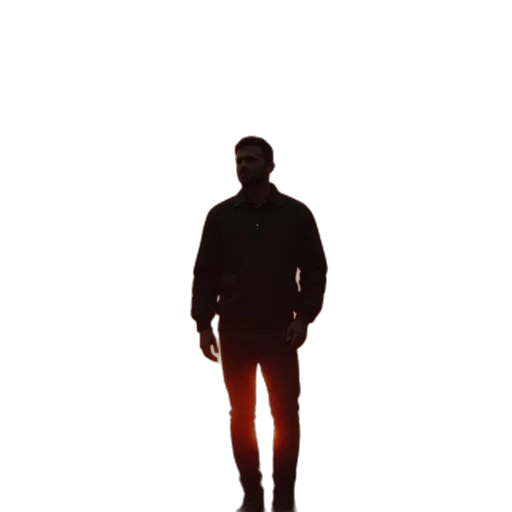 jacket, staff, creature, face transparent PNG cut-out