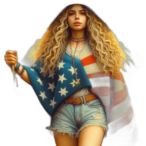 concept art, fantasy art, photorealistic, pixel art, young, woman, blonde, hair transparent PNG cut-out
