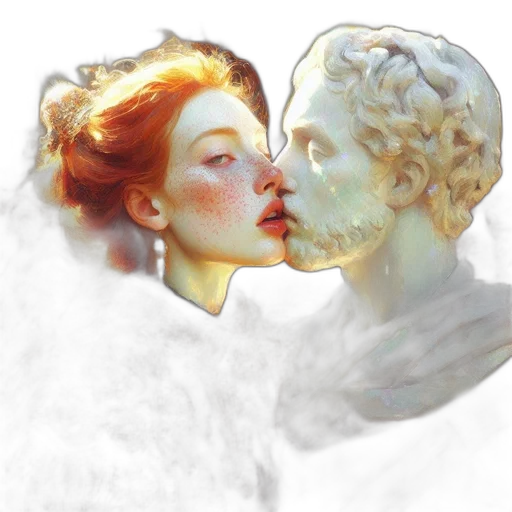 face, mask, photorealistic, fantasy art, concept art, watercolor, fire, outer space transparent PNG cut-out