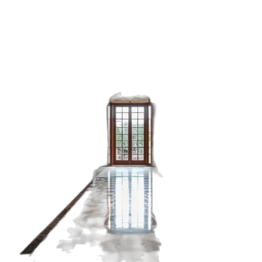 furniture, umbrella, building, weapon, 3d render, concept art, photorealistic, pixel art transparent PNG cut-out