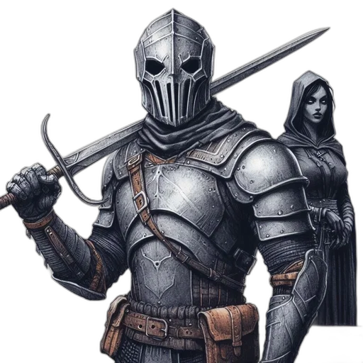 sword, mask, weapon, staff, concept art, fantasy art, comic book art, pixel art transparent PNG cut-out