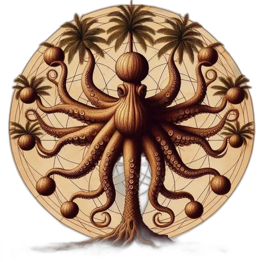 crown, hair, tree, creature, fantasy art, 3d render, concept art, photorealistic transparent PNG cut-out