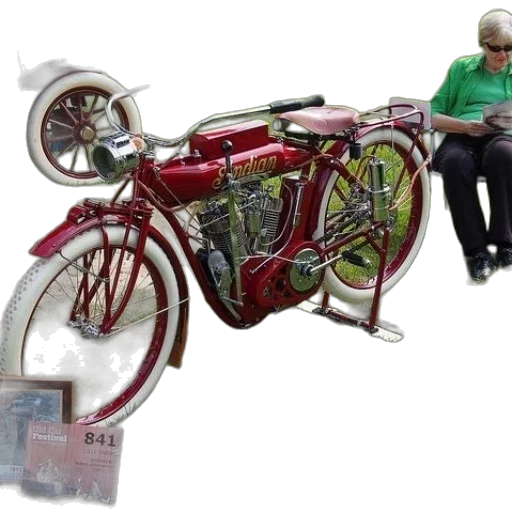 car, photorealistic, 3d render, concept art, red, motorcycle, word, indian transparent PNG cut-out