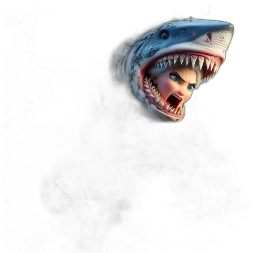 creature, animal, concept art, photorealistic, 3d render, fantasy art, underwater, anthropomorphic transparent PNG cut-out