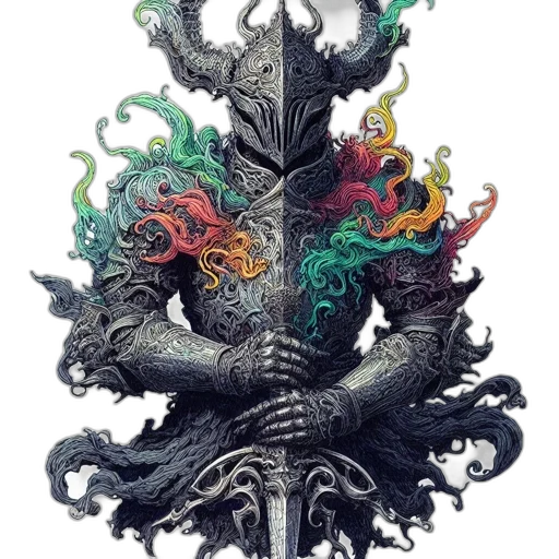 crown, dragon, sword, staff, fantasy art, watercolor, concept art, pixel art transparent PNG cut-out