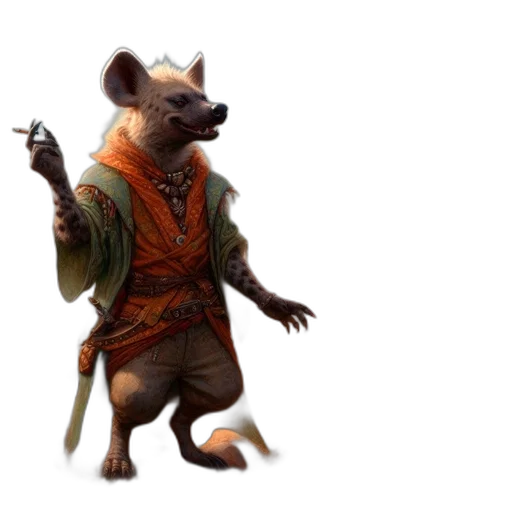 staff, animal, creature, concept art, fantasy art, 3d render, photorealistic, earth tones transparent PNG cut-out
